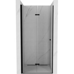 Mexen Lima drzwi prysznicowe składane 90 cm, transparent, czarne - 856-090-000-70-00