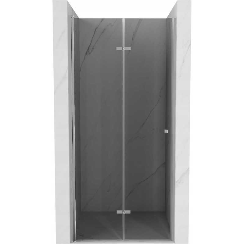 Mexen Lima drzwi prysznicowe składane 90 cm, grafit, chrom - 856-090-000-01-40