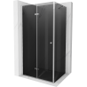 Mexen Lima kabina prysznicowa składana 70 x 120 cm, grafit, chrom - 856-070-120-01-40
