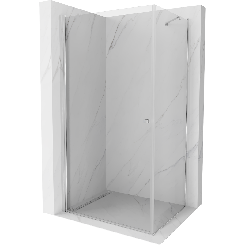 Mexen Pretoria kabina prysznicowa uchylna 75 x 70 cm, transparent, chrom - 852-075-070-01-00