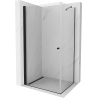 Mexen Pretoria kabina prysznicowa uchylna 90 x 100 cm, transparent, czarna - 852-090-100-70-00