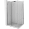 Mexen Apia kabina prysznicowa rozsuwana 125 x 70 cm, transparent, chrom - 840-125-070-01-00