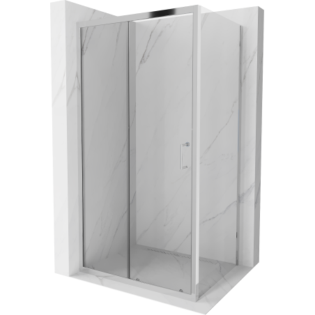 Mexen Apia kabina prysznicowa rozsuwana 110 x 100 cm, transparent, chrom - 840-110-100-01-00