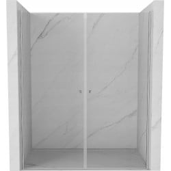 Mexen Pretoria Duo drzwi prysznicowe uchylne 150 cm, transparent, chrom - 852-150-000-02-00
