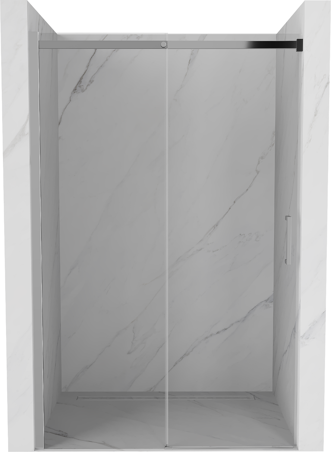 Mexen Omega drzwi prysznicowe rozsuwane 120 cm, transparent, chrom - 825-120-000-01-00
