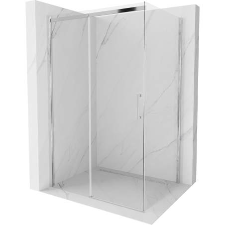 Mexen Omega kabina prysznicowa rozsuwana 140 x 90 cm, transparent, chrom - 825-140-090-01-00
