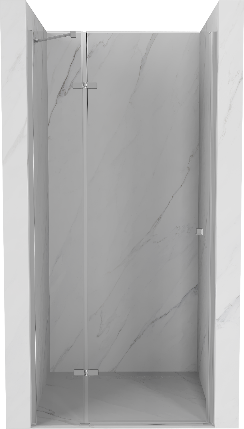Mexen Roma drzwi prysznicowe uchylne 80 cm, transparent, chrom - 854-080-000-01-00
