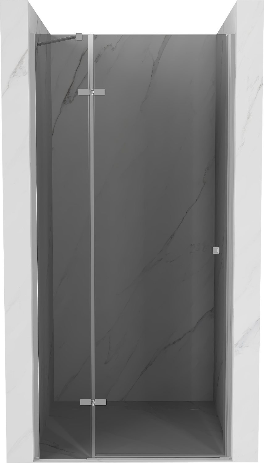 Mexen Roma drzwi prysznicowe uchylne 110 cm, grafit, chrom - 854-110-000-01-40
