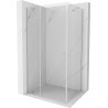Mexen Roma kabina prysznicowa uchylna 100 x 110 cm, transparent, chrom - 854-100-110-01-00