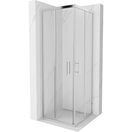 Mexen Rio kabina prysznicowa kwadratowa 70 x 70 cm, transparent, chrom - 860-070-070-01-00