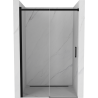 Mexen Omega drzwi prysznicowe rozsuwane 110 cm, transparent, czarne - 825-110-000-70-00