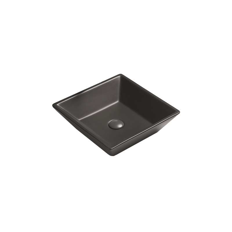 Mexen Pola umywalka nablatowa 41 x 41 cm, czarna mat - 22224185