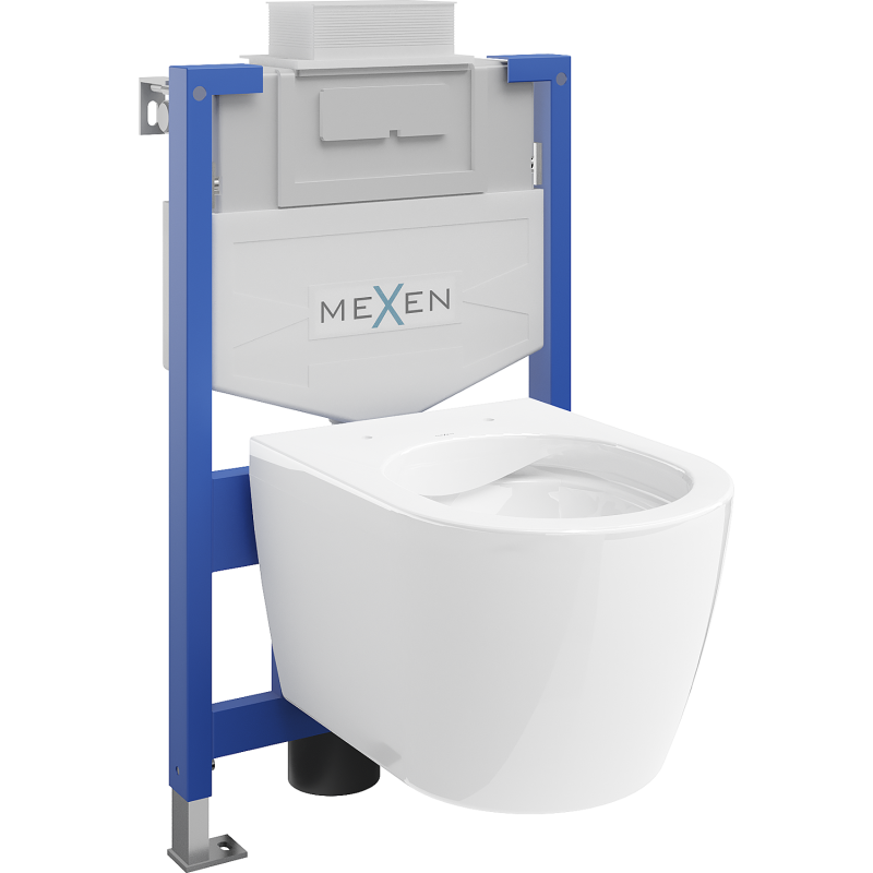 Mexen zestaw podtynkowy WC stelaż Fenix XS-U z miską WC Carmen, biały - 6853388XX00