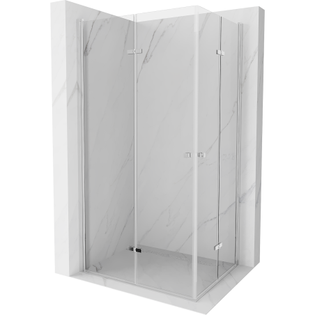 Mexen Lima Duo kabina prysznicowa składana 100 x 80 cm, transparent, chrom - 856-100-080-02-00