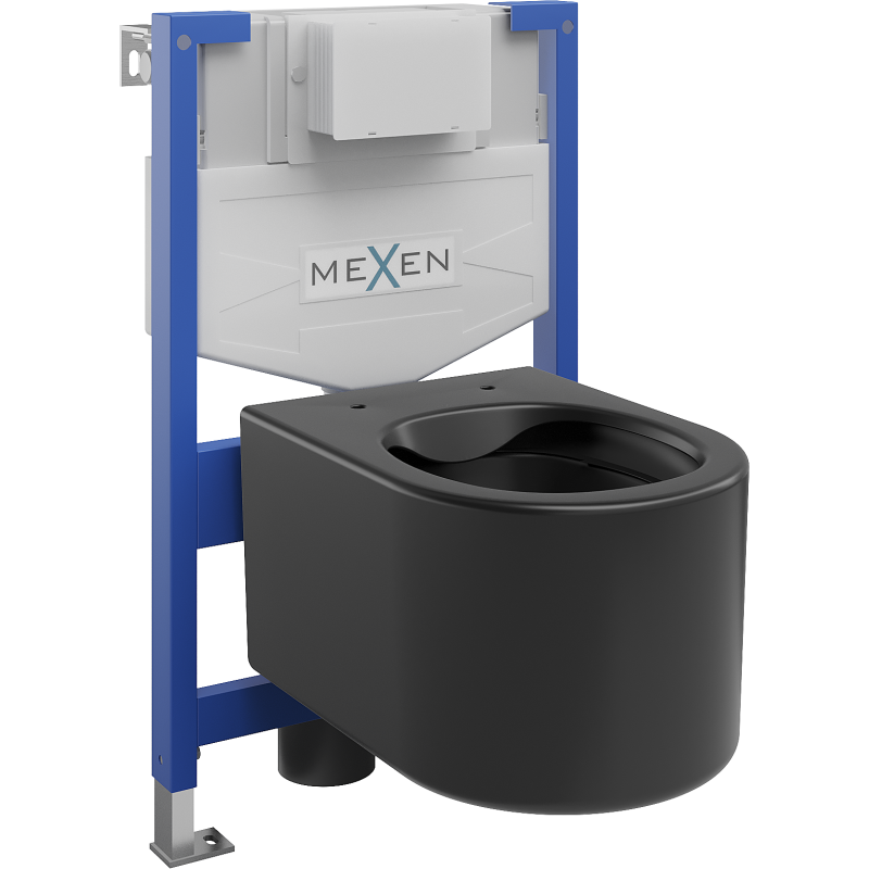 Mexen zestaw podtynkowy WC stelaż Fenix XS-F z miską WC Sofia, czarny mat - 6803354XX85