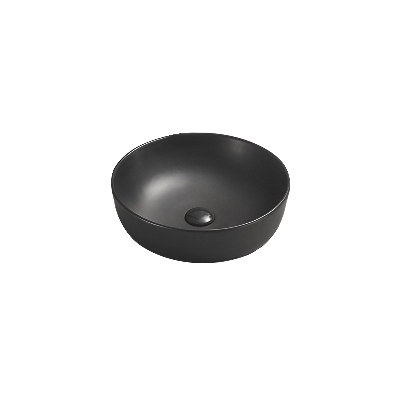 Mexen Lana umywalka nablatowa 41 x 41 cm, czarna mat - 22234185