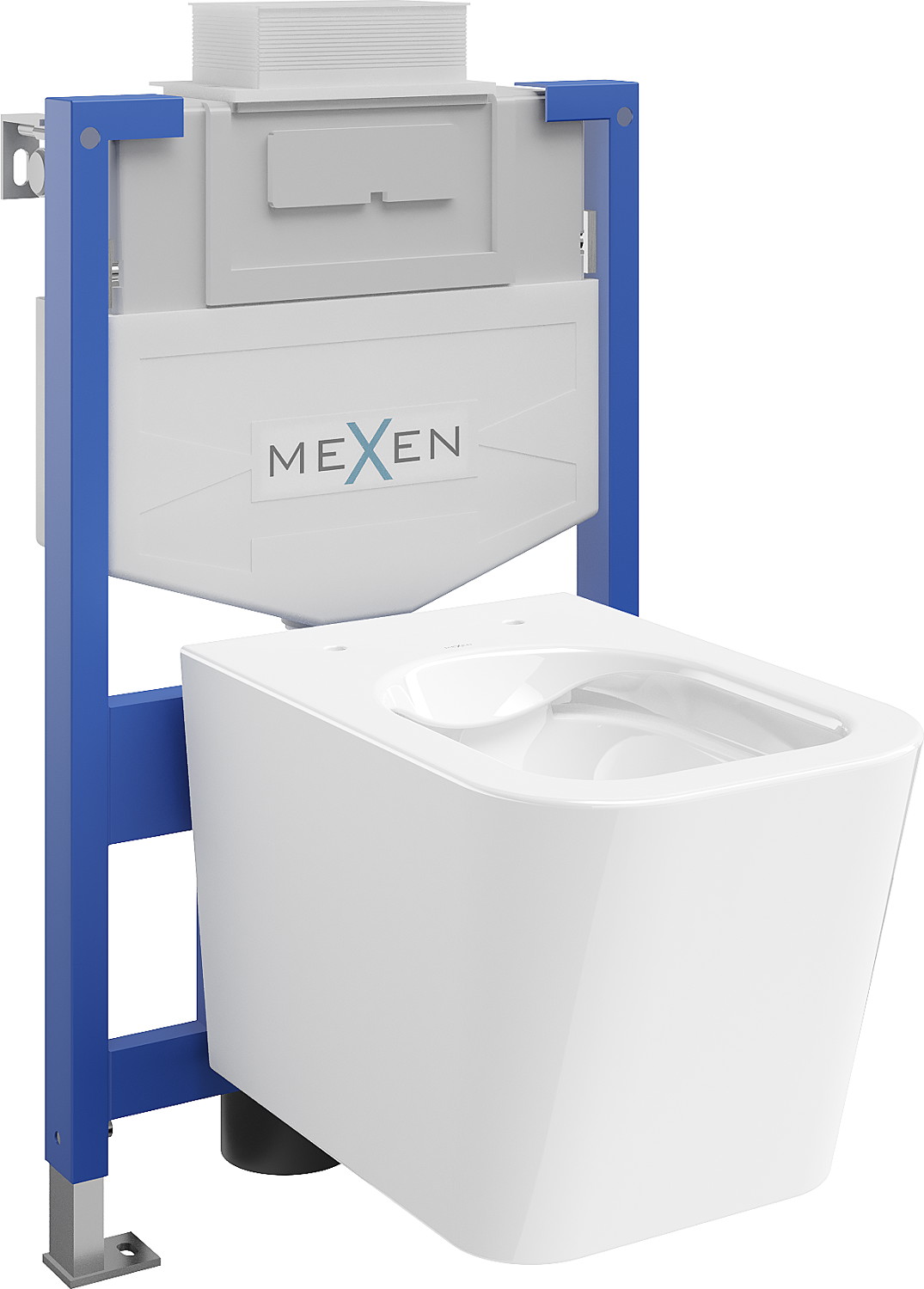 Mexen zestaw podtynkowy WC stelaż Fenix XS-U z miską WC Teo, biały połysk - 6853385XX00