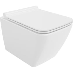 Mexen Vega miska wc Rimless z deską wolnoopadającą slim, duroplast, biała połysk - 30654000