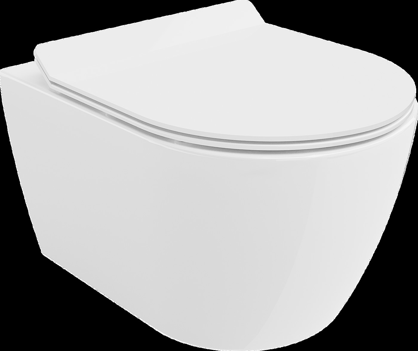 Mexen Carmen miska wc Rimless z deską wolnoopadającą slim, duroplast, biała połysk - 30880100