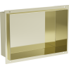 Mexen X-Wall-NR półka wnękowa bez kołnierza 30 x 20 cm, złota - 1951302010