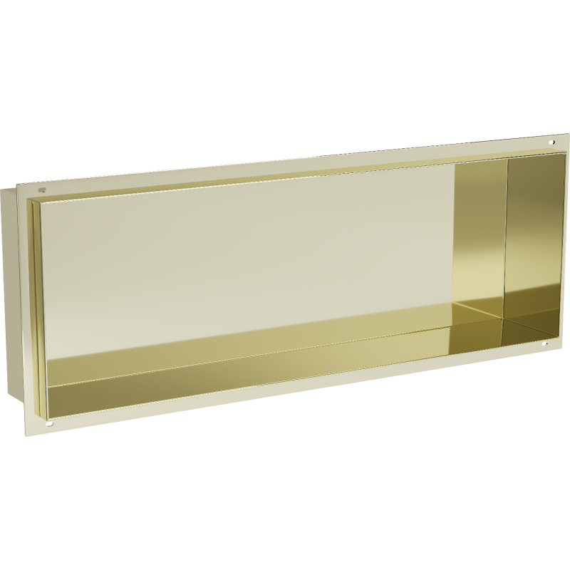 Mexen X-Wall-NR półka wnękowa bez kołnierza 60 x 20 cm, złota - 1951602010
