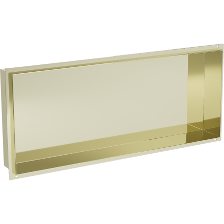Mexen X-Wall-NR półka wnękowa bez kołnierza 75 x 30 cm, złota - 1951753010
