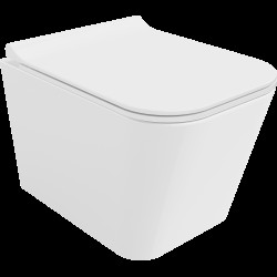 Mexen Teo miska wc Rimless z deską wolnoopadającą slim, duroplast, biała połysk - 30850700