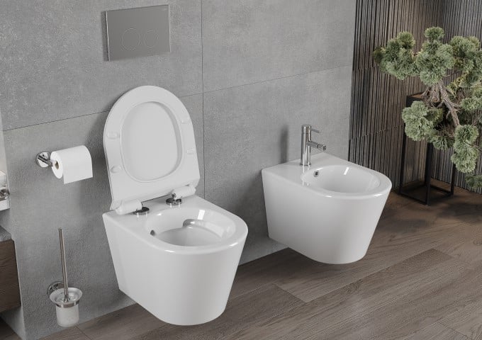 Pojemniki i szczotki do WC chrom