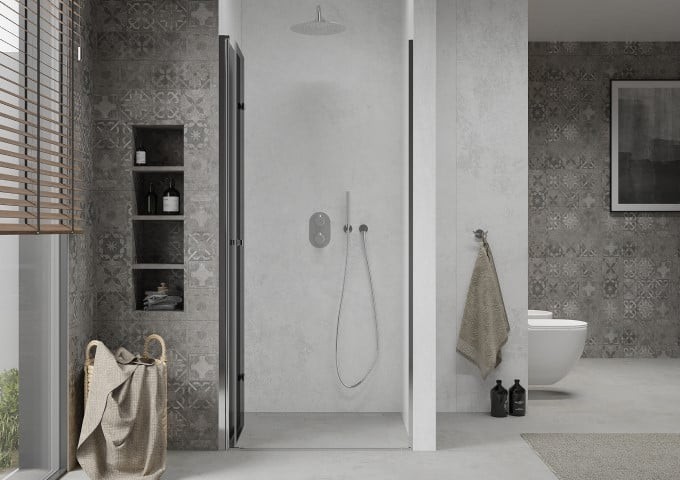 Drzwi prysznicowe składane